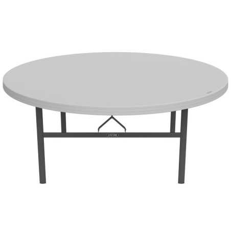 Lifetime (12) 72-Inch Round Tables and Cart Set (80371)