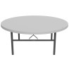 Lifetime (12) 72-Inch Round Tables and Cart Set (80371)