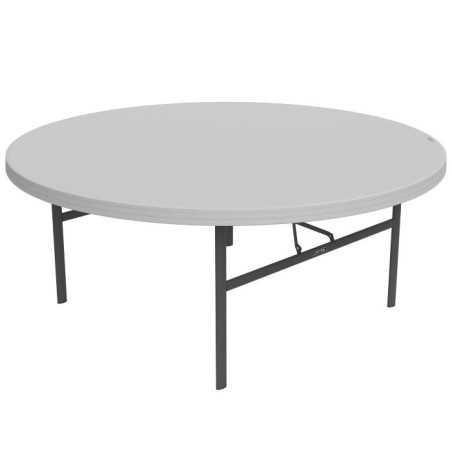 Lifetime (12) 72-Inch Round Tables and Cart Set (80371)