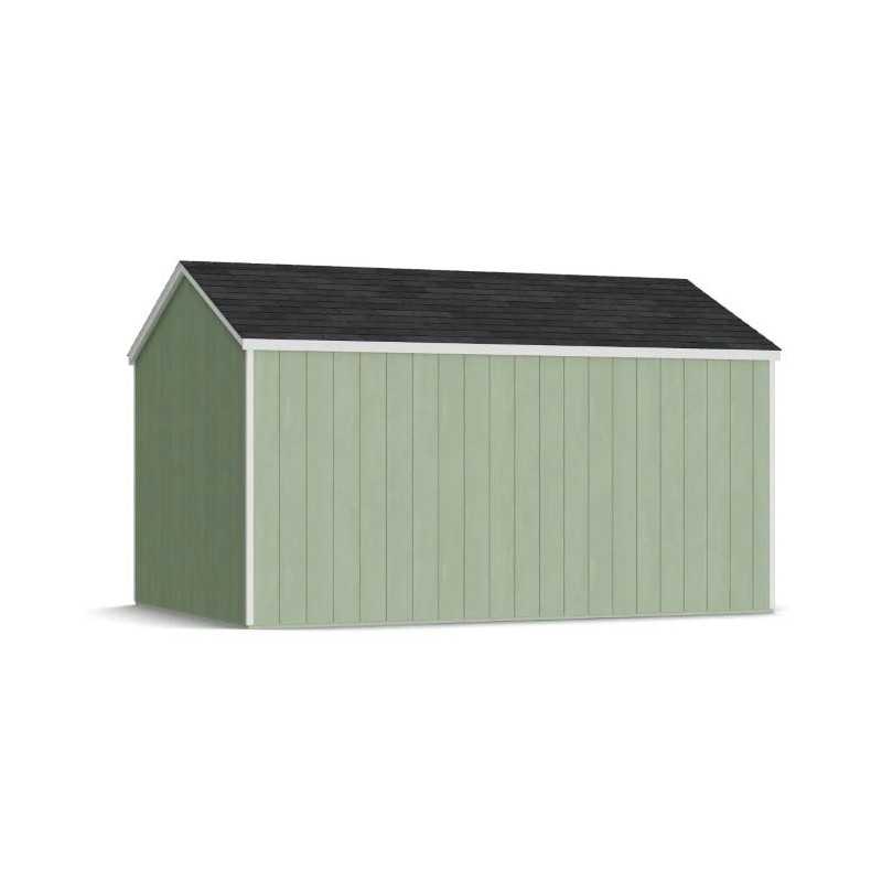 Little Cottage Co. Value Gable 10x14 Wood Storage Shed Kit - Side Entry (10x14 VGS-SE-PC)