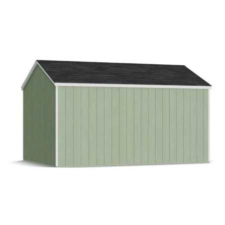 Little Cottage Co. Value Gable 10x14 Wood Storage Shed Kit - Side Entry (10x14 VGS-SE-PC)