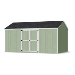 Little Cottage Co. Value Gable 10x16 Wood Storage Shed Kit - Side Entry (10x16 VGS-SE-PC)