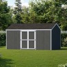 Little Cottage Co. Value Gable 10x16 Wood Storage Shed Kit - Side Entry (10x16 VGS-SE-PC)