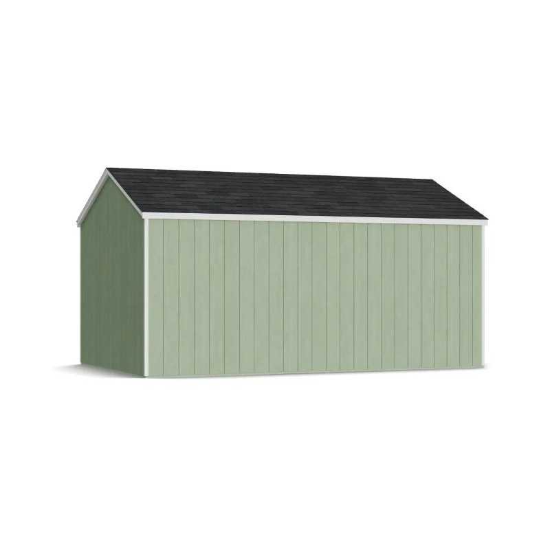 Little Cottage Co. Value Gable 10x16 Wood Storage Shed Kit - Side Entry (10x16 VGS-SE-PC)