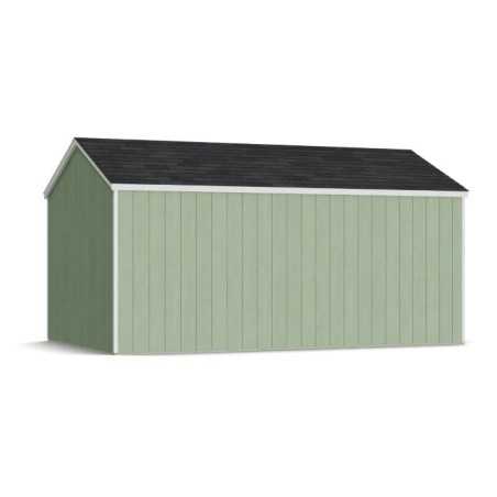 Little Cottage Co. Value Gable 10x16 Wood Storage Shed Kit - Side Entry (10x16 VGS-SE-PC)