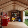 Little Cottage Co. Value Gable 10x16 Wood Storage Shed Kit - Side Entry (10x16 VGS-SE-PC)