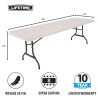 Lifetime (21) 8ft Tables and Cart Combo (80136)