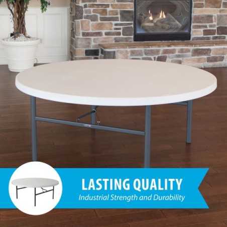 Lifetime 72-inch Round Table - 12 Pack (82673)