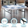 Lifetime 72-inch Round Table - 12 Pack (82673)