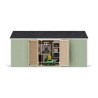 Little Cottage Co. Value Gable 10x18 Wood Storage Shed Kit - Side Entry (10x18 VGS-SE-PC)