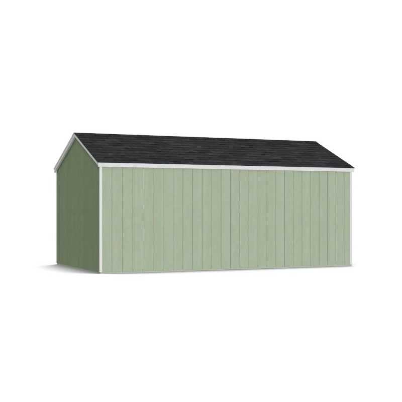 Little Cottage Co. Value Gable 10x18 Wood Storage Shed Kit - Side Entry (10x18 VGS-SE-PC)