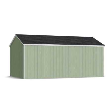 Little Cottage Co. Value Gable 10x18 Wood Storage Shed Kit - Side Entry (10x18 VGS-SE-PC)