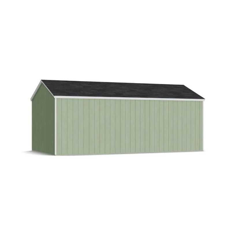 Little Cottage Co. Value Gable 10x20 Wood Storage Shed Kit - Side Entry (10x20 VGS-SE-PC)