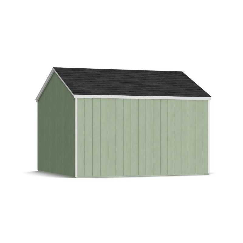 Little Cottage Co. Value Gable 12x12 Wood Storage Shed Kit - Side Entry (12x12 VGS-SE-PC)