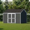 Little Cottage Co. Value Gable 12x12 Wood Storage Shed Kit - Side Entry (12x12 VGS-SE-PC)