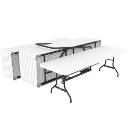 Lifetime (21) 8ft Tables and Cart Set (80135)