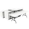 Lifetime (21) 8ft Tables and Cart Set (80135)