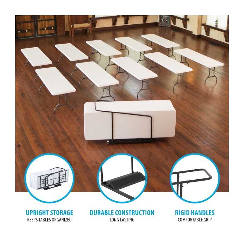Lifetime (21) 8Ft Tables and Cart Set (80135)