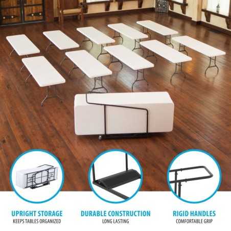 Lifetime (21) 8Ft Tables and Cart Set (80135)