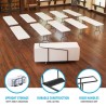 Lifetime (21) 8Ft Tables and Cart Set (80135)