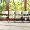 Lifetime (4) 60-Inch Round Stacking Table and (32) Chair Set - Commercial (80501)