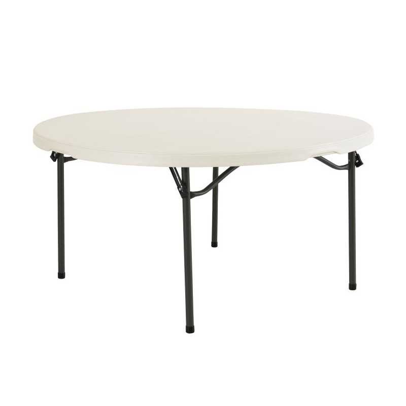 Lifetime (4) 60-Inch Round Stacking Table and (32) Chair Set - Commercial (80501)