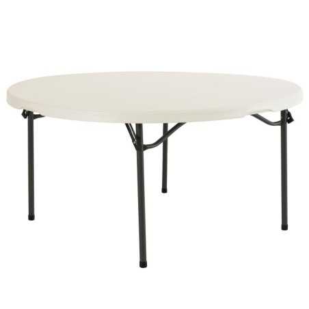 Lifetime (4) 60-Inch Round Stacking Table and (32) Chair Set - Commercial (80501)