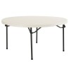 Lifetime (4) 60-Inch Round Stacking Table and (32) Chair Set - Commercial (80501)