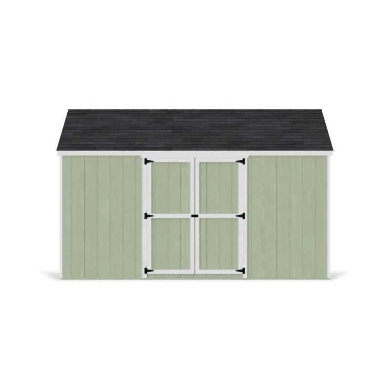 Little Cottage Co. Value Gable 12x14 Wood Storage Shed Kit - Side Entry (12x14 VGS-SE-PC)