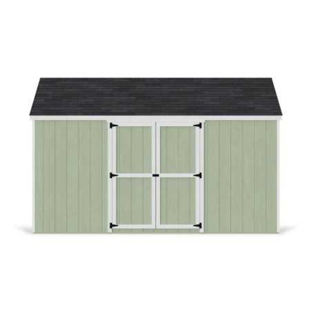 Little Cottage Co. Value Gable 12x14 Wood Storage Shed Kit - Side Entry (12x14 VGS-SE-PC)