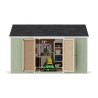 Little Cottage Co. Value Gable 12x14 Wood Storage Shed Kit - Side Entry (12x14 VGS-SE-PC)
