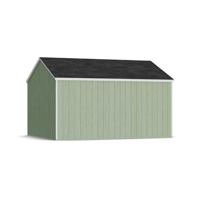Little Cottage Co. Value Gable 12x14 Wood Storage Shed Kit - Side Entry (12x14 VGS-SE-PC)