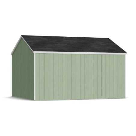 Little Cottage Co. Value Gable 12x14 Wood Storage Shed Kit - Side Entry (12x14 VGS-SE-PC)