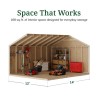 Little Cottage Co. Value Gable 12x14 Wood Storage Shed Kit - Side Entry (12x14 VGS-SE-PC)