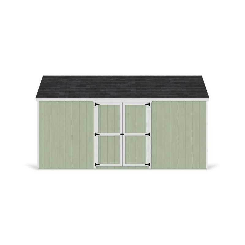 Little Cottage Co. Value Gable 12x16 Wood Storage Shed Kit - Side Entry (12x16 VGS-SE-PC)