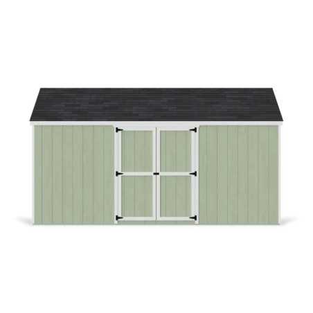 Little Cottage Co. Value Gable 12x16 Wood Storage Shed Kit - Side Entry (12x16 VGS-SE-PC)