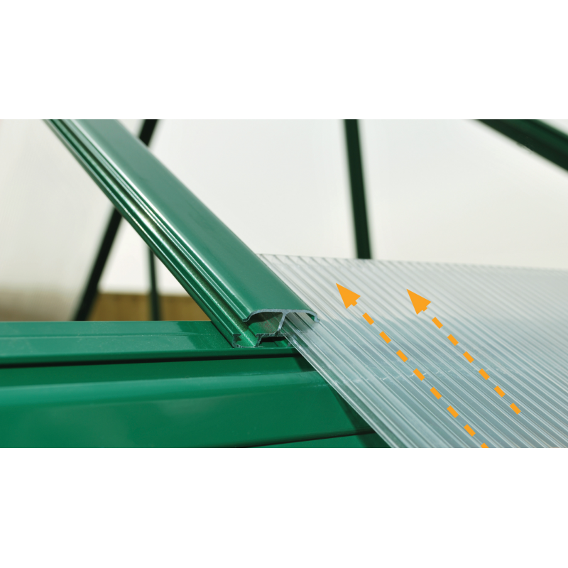 Palram - Canopia 8x16 Balance Hobby Greenhouse Kit -  Green (HG6116G)