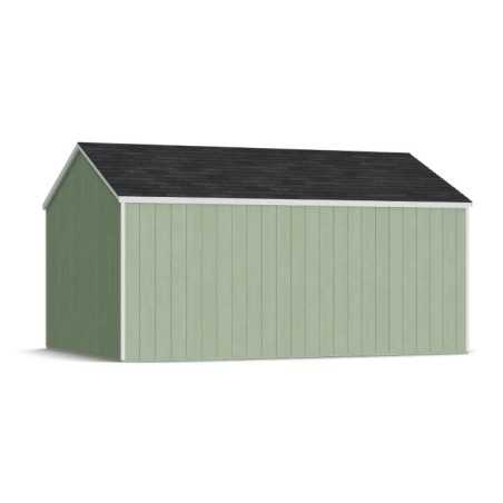 Little Cottage Co. Value Gable 12x16 Wood Storage Shed Kit - Side Entry (12x16 VGS-SE-PC)