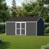 Little Cottage Co. Value Gable 12x16 Wood Storage Shed Kit - Side Entry (12x16 VGS-SE-PC)