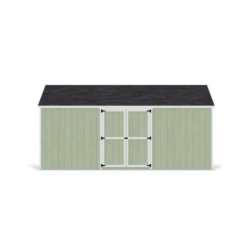 Little Cottage Co. Value Gable 12x18 Wood Storage Shed Kit - Side Entry (12x18 VGS-SE-PC)