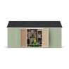 Little Cottage Co. Value Gable 12x18 Wood Storage Shed Kit - Side Entry (12x18 VGS-SE-PC)