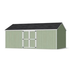 Little Cottage Co. Value Gable 12x20 Wood Storage Shed Kit - Side Entry (12x20 VGS-SE-PC)