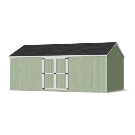 Little Cottage Co. Value Gable 12x20 Wood Storage Shed Kit - Side Entry (12x20 VGS-SE-PC)