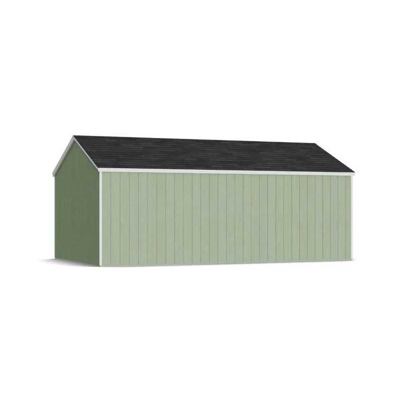 Little Cottage Co. Value Gable 12x20 Wood Storage Shed Kit - Side Entry (12x20 VGS-SE-PC)