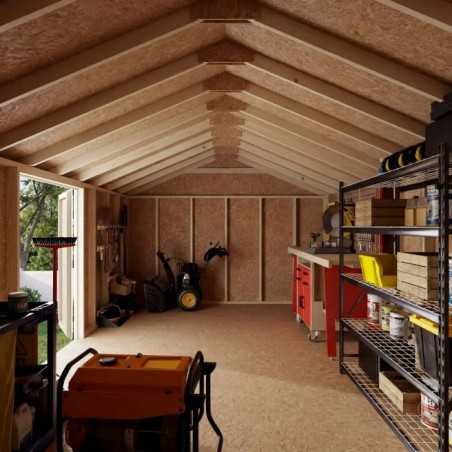 Little Cottage Co. Value Gable 12x20 Wood Storage Shed Kit - Side Entry (12x20 VGS-SE-PC)