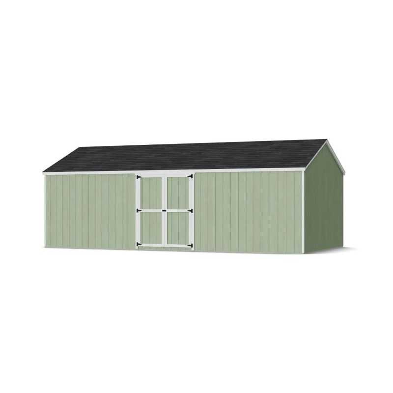 Little Cottage Co. Value Gable 12x24 Wood Storage Shed Kit - Side Entry (12x24 VGS-SE-PC)