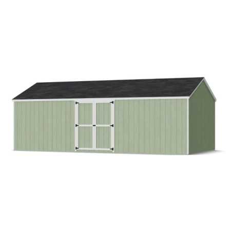 Little Cottage Co. Value Gable 12x24 Wood Storage Shed Kit - Side Entry (12x24 VGS-SE-PC)