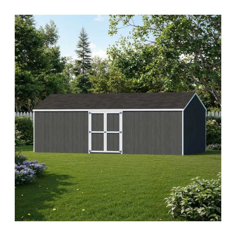 Little Cottage Co. Value Gable 12x24 Wood Storage Shed Kit - Side Entry (12x24 VGS-SE-PC)