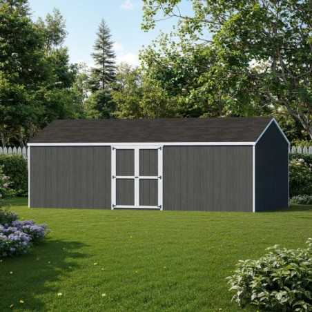 Little Cottage Co. Value Gable 12x24 Wood Storage Shed Kit - Side Entry (12x24 VGS-SE-PC)