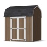 Little Cottage Co. Value Gambrel 8x8 Barn Shed Kit w/ 6' Sidewall - Side Entry (8x8 VGB-6-SE-PC)